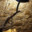 Lampe de bureau en recup