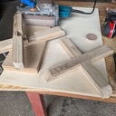 Deux lampes de bureau articulées