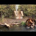 Cette vidéo pour rêver un peu !  un moulin a eau fabuleux
