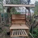 Station de travail pour le jardin