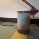 3° Lampe en latte de sommier