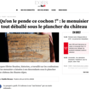 Confessions intimes d'un menuisier du XIXe siècle