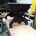 Modification d'une table basse.