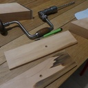 Rabot en poirier (style Krenov)