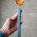 Cuillères à salade en cerisier