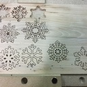 Boules de noel Flocons de Neiges