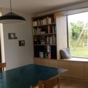 Bibliotheque avec assise