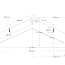 Hangar miniature pour matériel agricole (1:50)