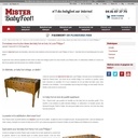 Un ébéniste et un babyfoot