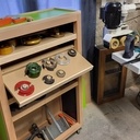 Servante outillage toupie