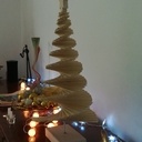 Sapin de noël helicoidale