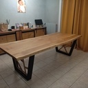 Table salon en chêne