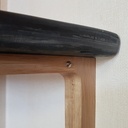 1/4 de guéridon avec plateau en ardoise rustique