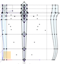 Tracé de la vue de coté du pied