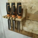 French cleat pour ciseaux à bois