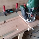 Gabarit pour réaliser des tenons a la defonceuse