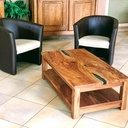 Table basse en orme