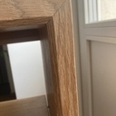 Etagère de cuisine à queues d'arondes en onglet (à la main)