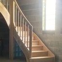 Escalier à noyaux (sans cassure)