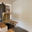 Agencement d'espace entre cuisine et salon