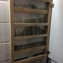 Armoire à forets - bois de recup