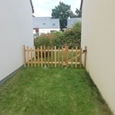 BASIQUE BARRIERE DE JARDIN + PORTILLON BOIS