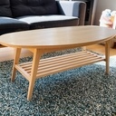 Table basse en frêne