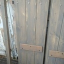 Porte de cave à 2 vantaux