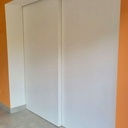 Cloison coulissante - 3 plis épicéa.