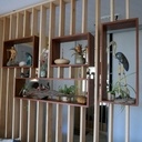 Claustra et banquette