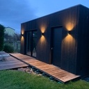 Pool house aménagé avec cave et terrasse