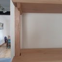 Bibliothèque en hêtre - reconfiguration