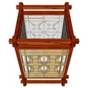 Plan lampe japonaise kumiko à assemblage chidori