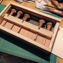 Boite à gouges de linogravure