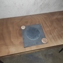 Table et plateau tournant poterie