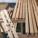 Lit à tiroirs en Mélèze