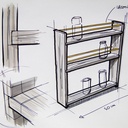 Rangement à épices