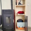 Colonne. Contreplaqué Peuplier, Frêne et Valchromat.