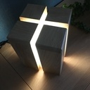 Lampe cube