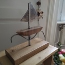 Bâteau en pleine mer