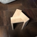 Tabouret en chêne 2.0