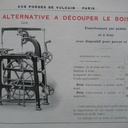 Scie alternative à découper le bois, fonctionnant par pédale et à bras