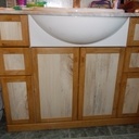 Ré habillage de meuble de salle de bain