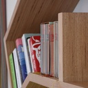 Bibliothèque de salon en BauBuche