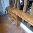 Meuble de cuisine et plan de travail encastré