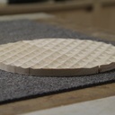 Poignée/inserts pour portes en MDF peintes