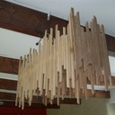 Un lustre qui flotte