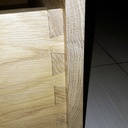 Meuble TV en chêne massif