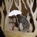 J'ai mis un peu de couleur pour lui donner de la vie et du relief