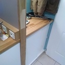 Nez de cloison en chêne lamellé-collé